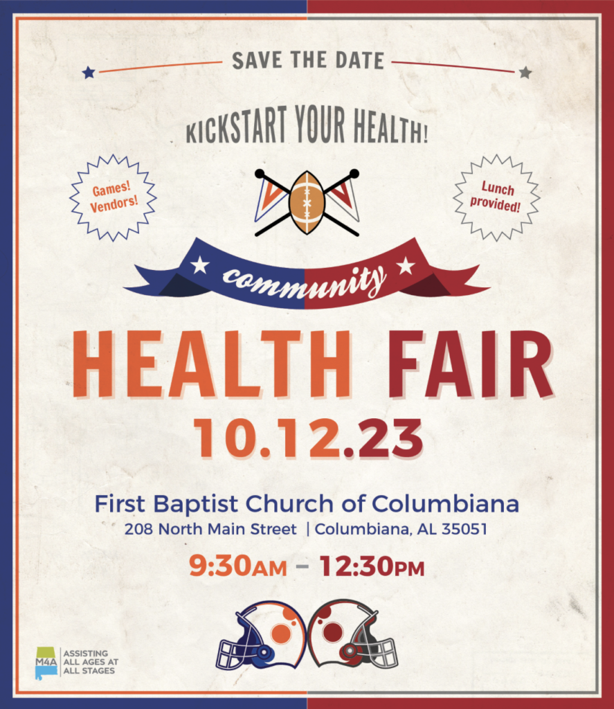 Columbiana Community Health Fair Alabama Lifespan Respite Resource Network 7604