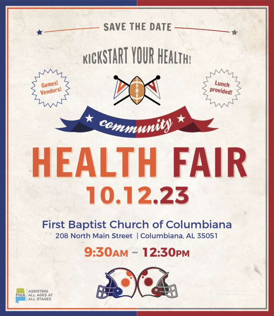 Columbiana Community Health Fair Alabama Lifespan Respite Resource Network 4770